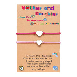 Mother & Daughter Message Bracelet - 2 models