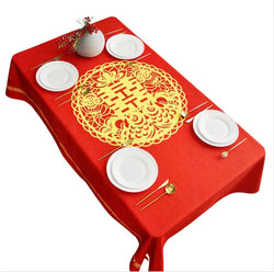 Chinese New Year Tablecloth - Happiness Round - 3 sizes