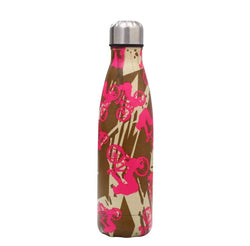Water Bottle Thermos - Pink Bicycles