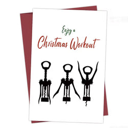 Greeting  Cards - Christmas Workout