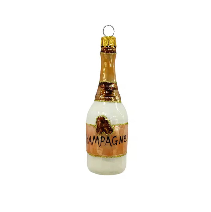 Hanging Pendant - Champagne Bottle & Glass