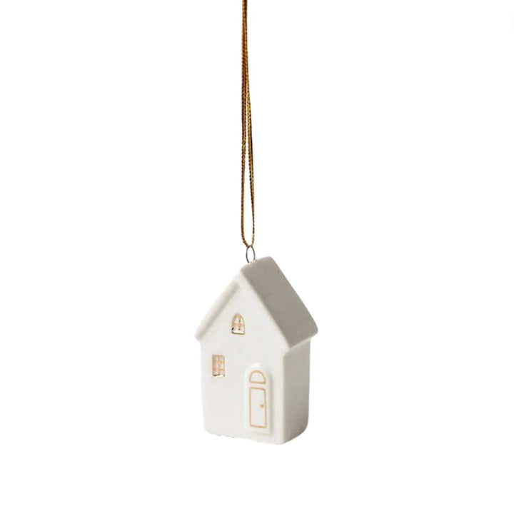 Ceramic White House Pendant