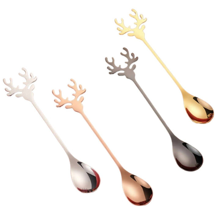 Reindeer Coffee Spoons Set of 4