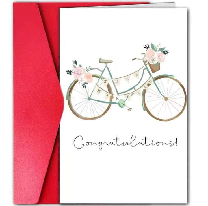 Greeting  Cards -  Congratulations Bicycle