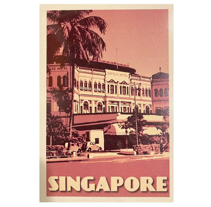 Vintage Poster - Posters without frame Raffles Hotel