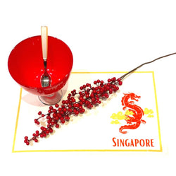 Linen Placemat - Singapore Chinese New Year