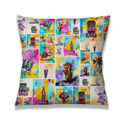 Kelly Ser Atelier - Singapore Collage Cushion Cover