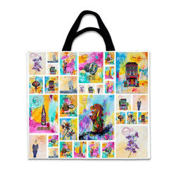 Kelly Ser Atelier - Singapore Collage Shopping Bag