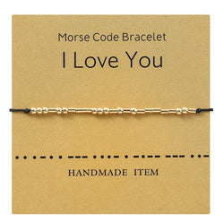 Morse Code Message Bracelet - 4 models