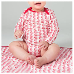 Pinyin Baby Bodysuit Baozi - Red