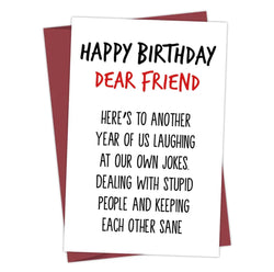 Greeting  Cards -  Birthday Friend