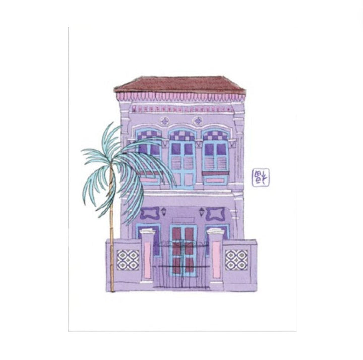 Singapore Small Cards A6 - Shophouses