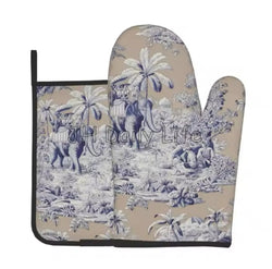 Toile de Jouy  Oven Set