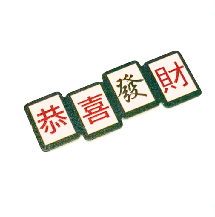 Hair Clip Mahjong