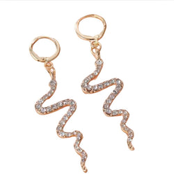 Snake Earrings Veronica Gold & Silver