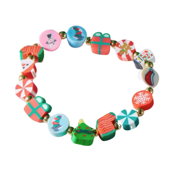 Christmas Bracelet - Colourful Beads