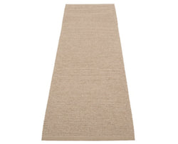 PVC Rug Emm - 70 x 180cm potato beige Met. linen warp