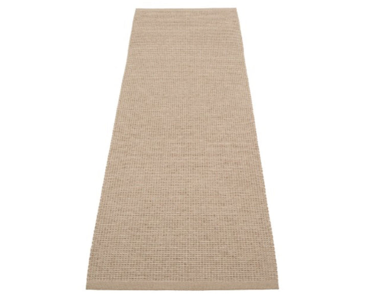 PVC Rug Emm - 70 x 180cm potato beige Met. linen warp