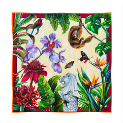 Kelly Ser Atelier - Silk Scarf Singapore Delights