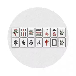 Mahjong Coasters - set of 4 pieces - 2  models