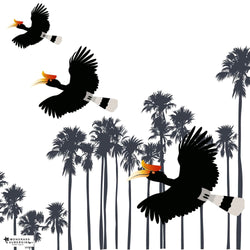 Table Linen Runner Hornbill
