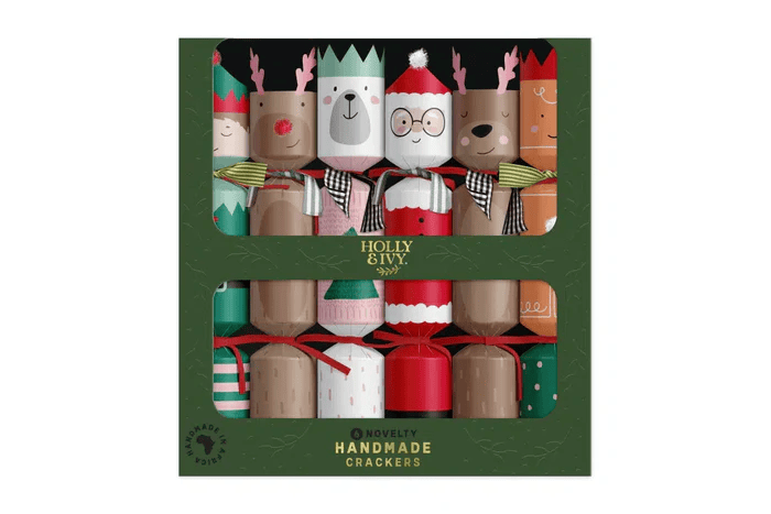 Holly & Ivy Christmas Kids Crackers - Santa & Friends