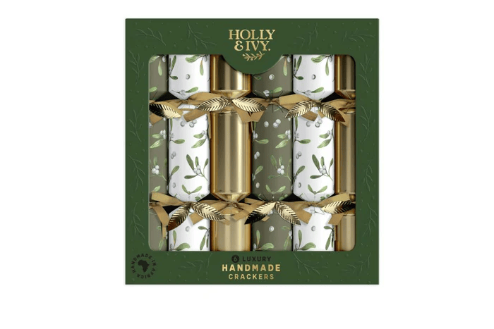 Holly & Ivy Christmas Luxury Crackers