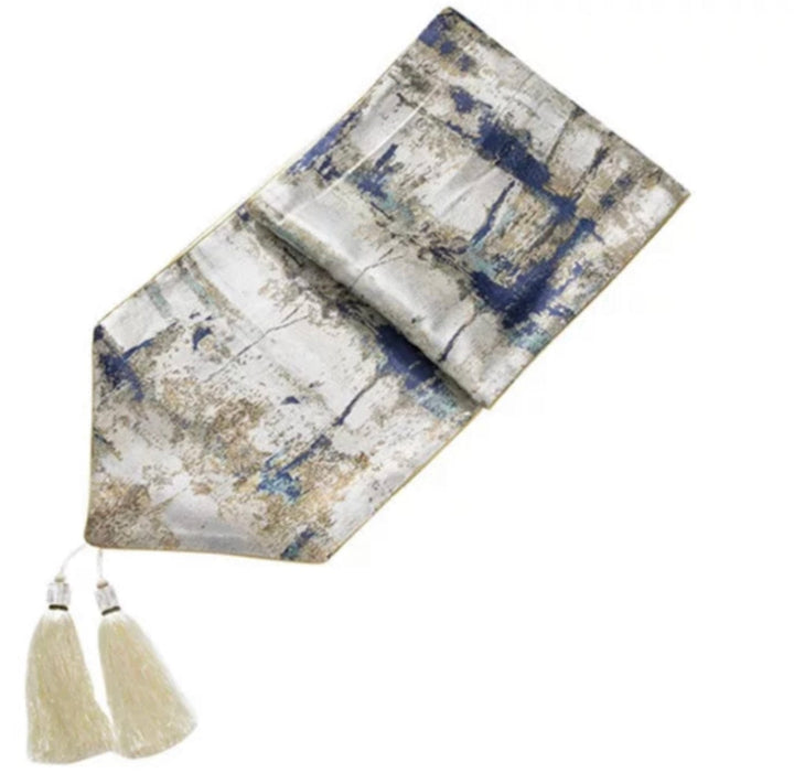 Table Runner - Abstract Blue