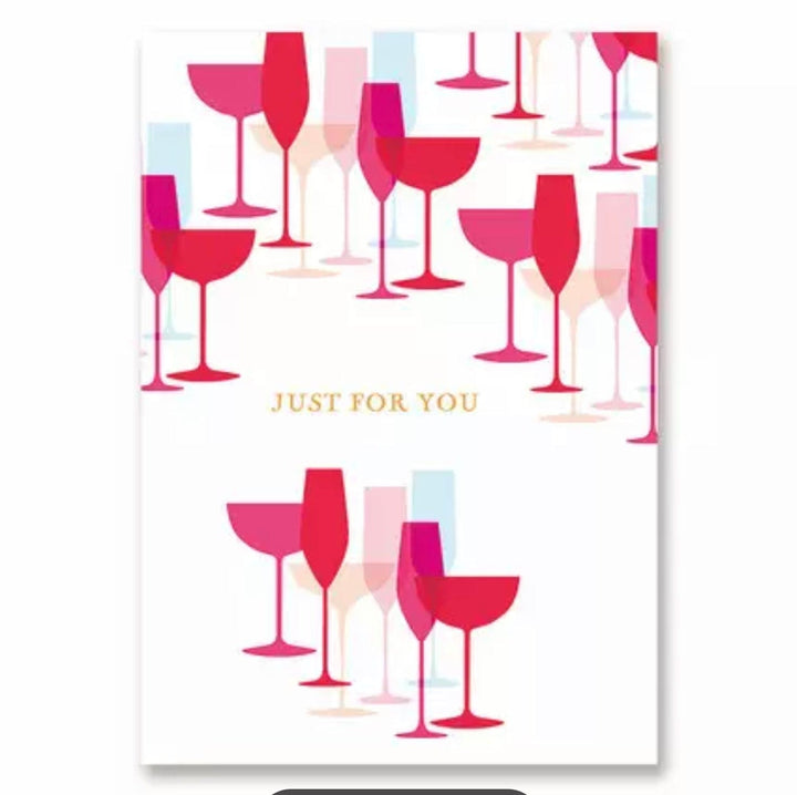 Greeting  Cards -  Just for You Glasses
