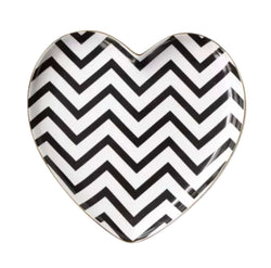 Heart Plate - Zig Zag