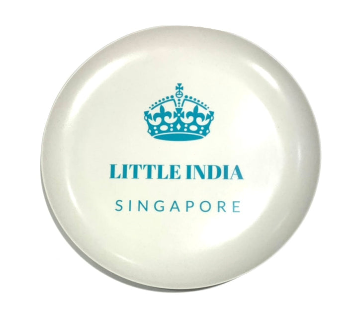 Singapore Districts Plate White - Little India