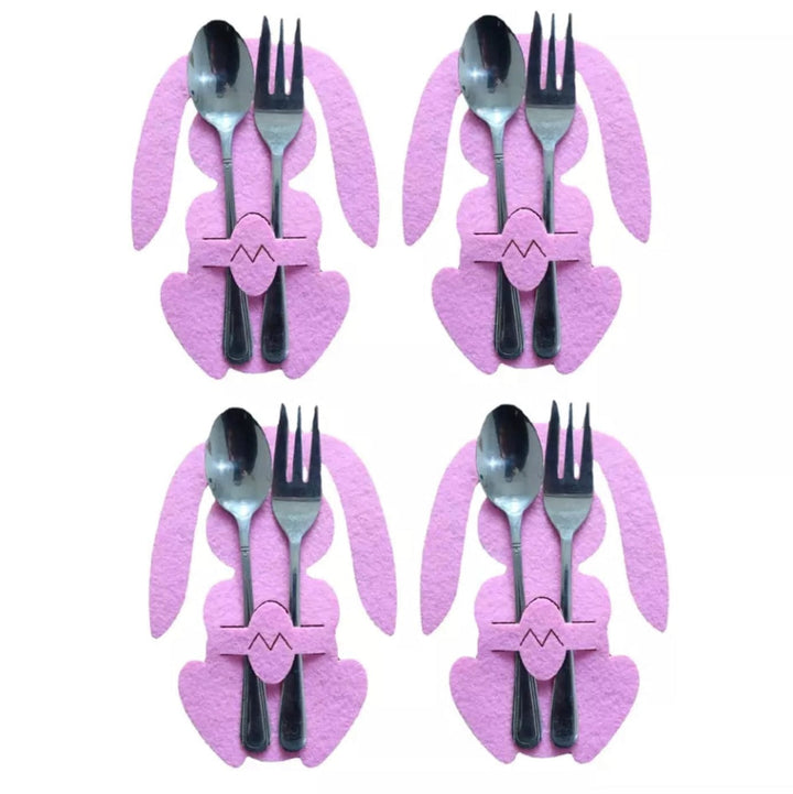 Easter Bunny Cutlery Holder - 4 Models