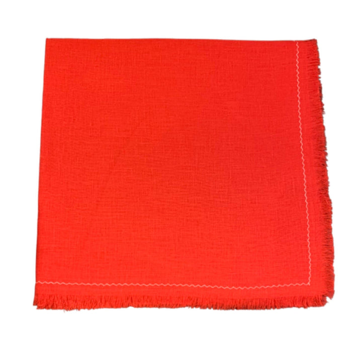Linen Table Napkins - Red