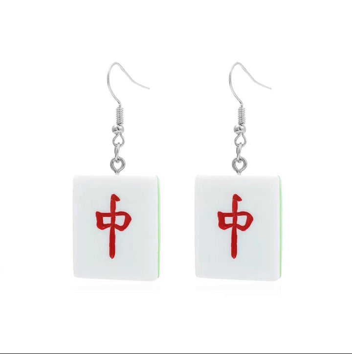 Mahjong Earrings - 3 models