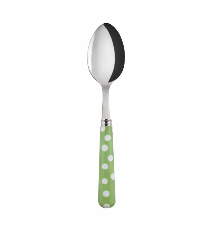 Dessert Spoon Décorés Pois - Medium.