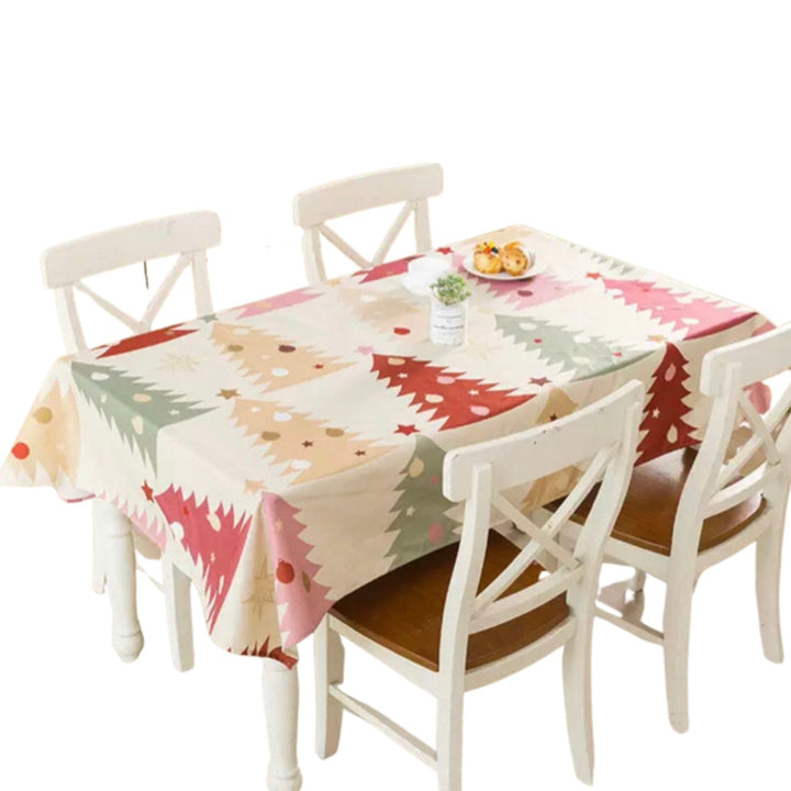 Christmas Tablecloth - Pastel Christmas Tree - 2 sizes