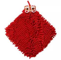 Chinese New Year Hand Towel Chenille - 2 models
