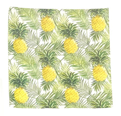 Pineapple & Leaves Paper Napkins