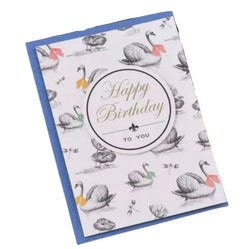 Greeting  Cards -  Swan Birthday NEW