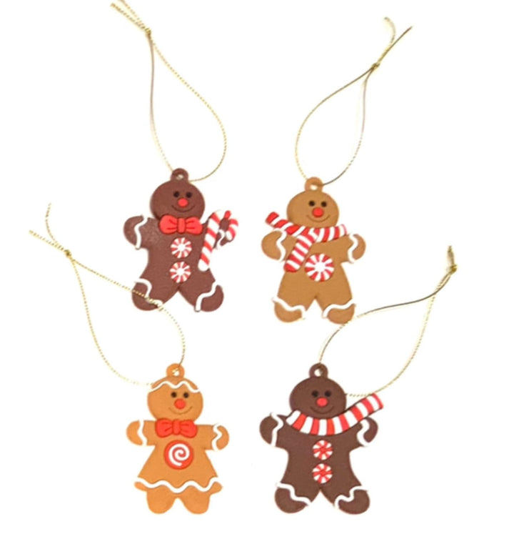 Christmas Ornement Gingerbread - set of 4