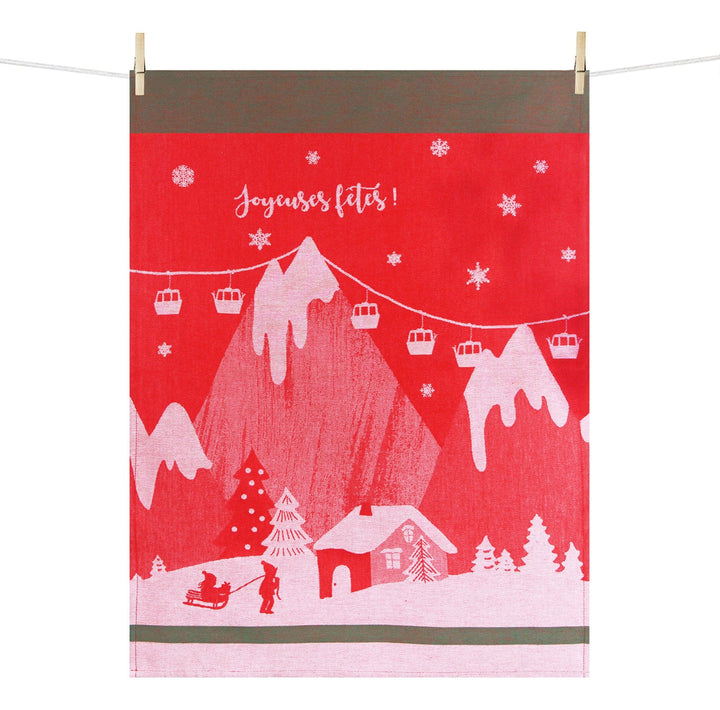 Christmas Kitchen Towel - Telepherique