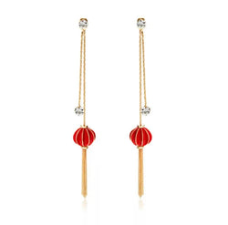 Red Lantern Earrings May