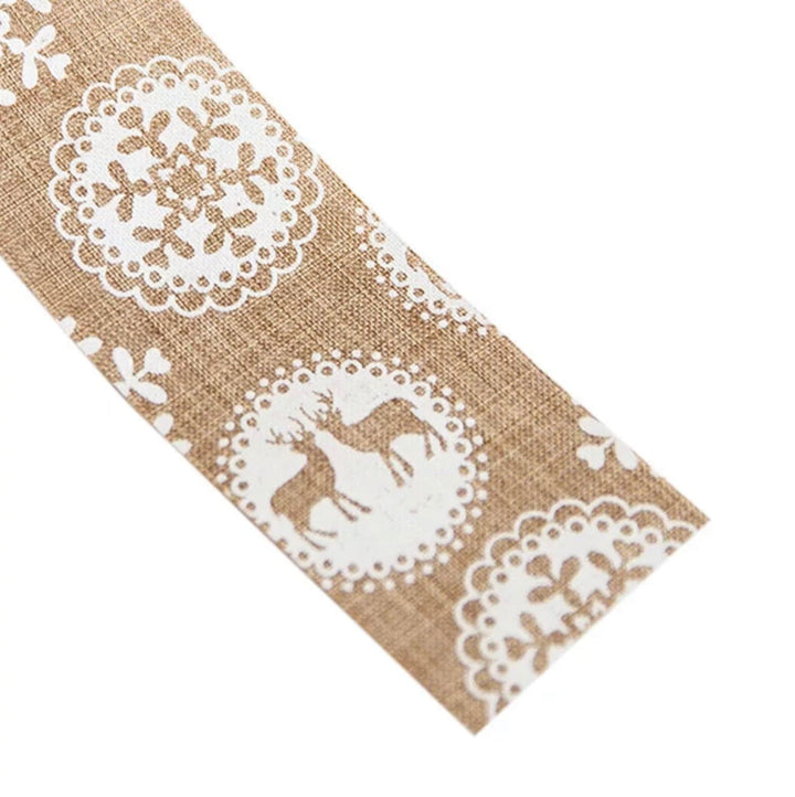 Christmas Burlap Ribbon