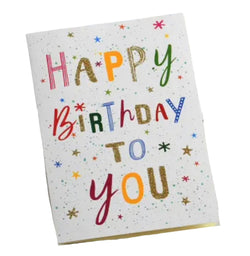 Greeting cards - Happy Birthday To You Glitter