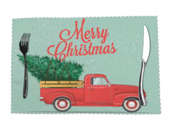 Christmas Placemat Truck