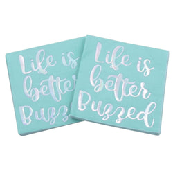 Cocktail Paper Napkins - Life is Better Buzzed
