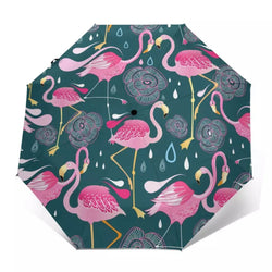 Umbrella Flamingo Green