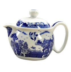 Chinese Tea Pot - Blue Birds