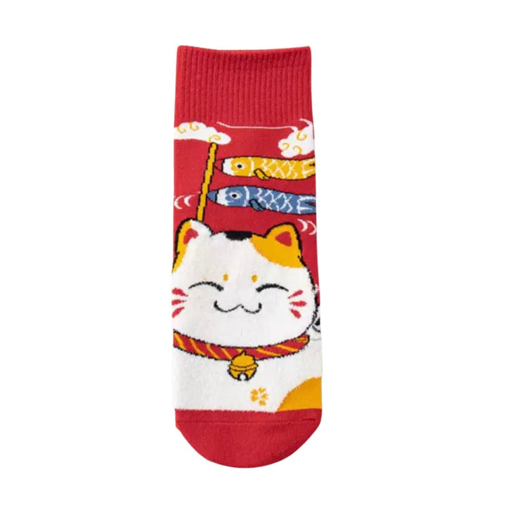 Chinese New Year Socks - Lucky Cat 5 models