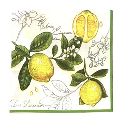 Lemon Paper Napkins